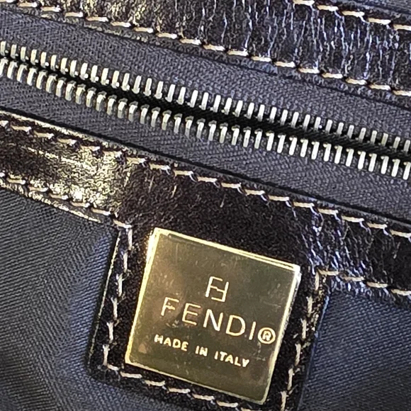 Fendi Tan and Brown Monogram Duffel Bag - Picture 8 of 9